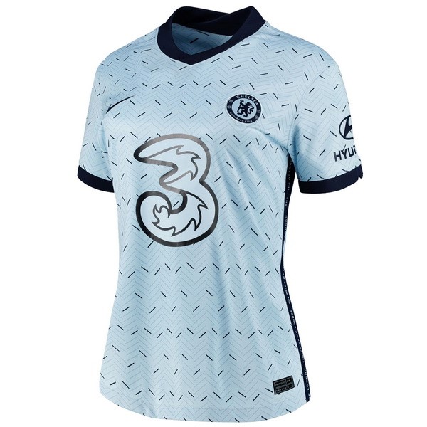 Trikot Chelsea Auswarts Damen 2020-21 Blau Fussballtrikots Günstig